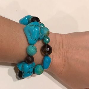 Turquoise Set Earrings & Necklace